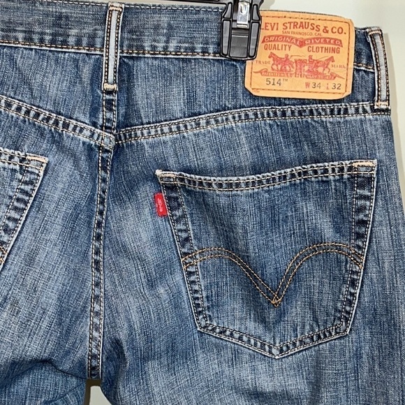 ✨HOST PICK✨ Men’s Levi’s Slim Straight Denim Jeans 34 X 32 - Picture 8 of 11